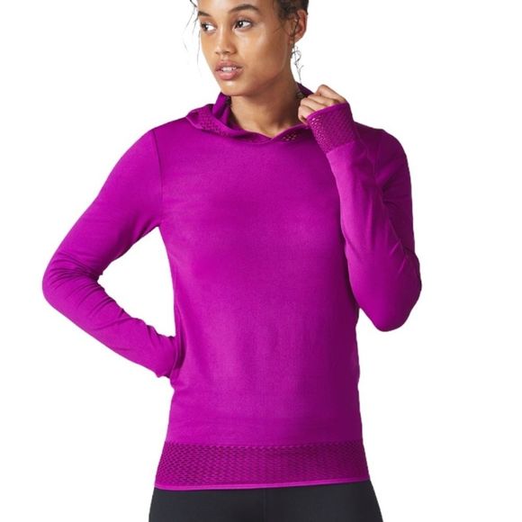 Fabletics Tops - NWT Fabletics Boysenberry Megan Seamless Pullover Athletic Hooded Top Women’s XS